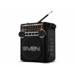 Boxe SVEN Tuner SRP-355  Black, 3w, FM, USB, SD/microSD, flashlight