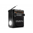 Boxe SVEN Tuner SRP-355  Black, 3w, FM, USB, SD/microSD, flashlight