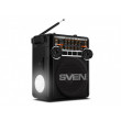 Boxe SVEN Tuner SRP-355  Black/Red, 3w, FM, USB, SD/microSD, flashlight