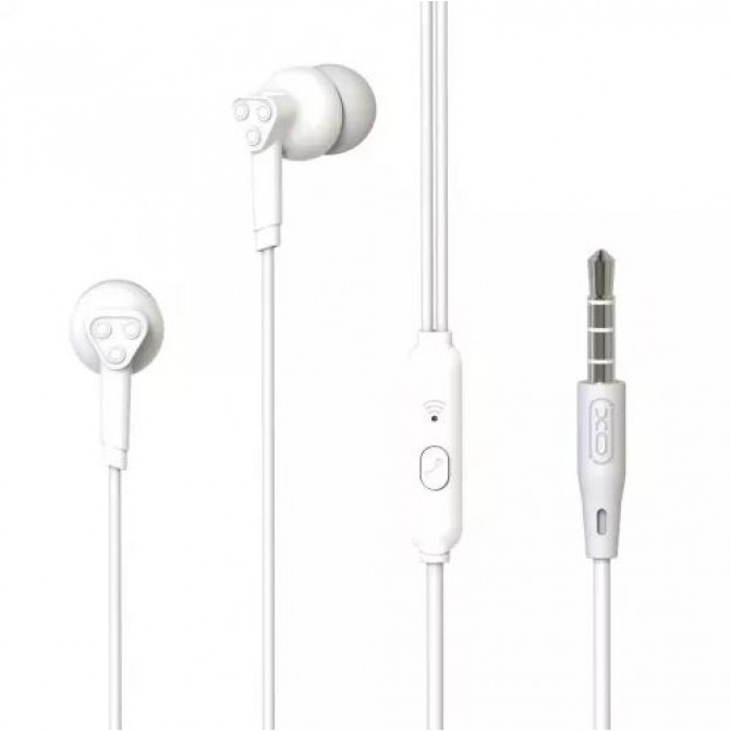 Căști XO EP33 in-ear, White