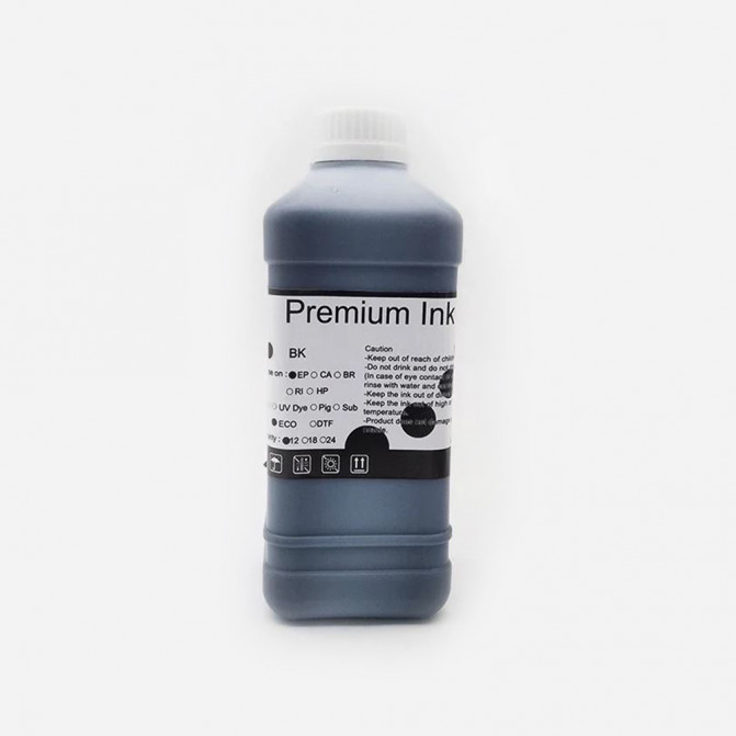 Чернила OCBESTJET Eco solvent Epson XP600 DX4 DX5 DX6 DX7 Black 1000 ml