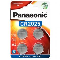 Baterii Panasonic CR2025, Blister*4, CR-2025EL/4B