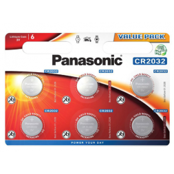 Baterii Panasonic CR2032, Blister*6, CR-2032EL/6B