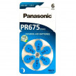 Baterii Panasonic PR675, Blister*6 PR-675H/6LB (PR44), 5.4x11.6mm, 605mAh