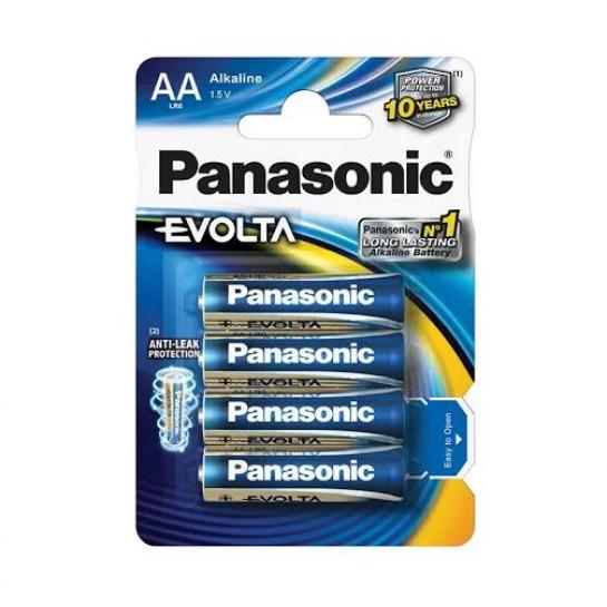 Baterii Panasonic Alkaline EVOLTA AA Blister *4, LR6EGE/4BP