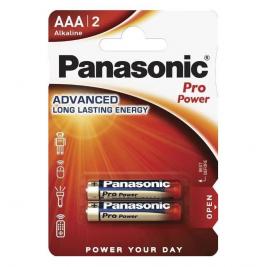 Baterii Panasonic Alkaline PRO Power AAA Blister *2, LR03XEG/2BP