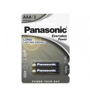 Baterii Panasonic Alkaline EVERYDAY Power AAA Blister *2, LR03REE/2BR