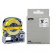 Картридж с лентой Label Epson LK-4YBP/LC-4YBW(SC12YW) Black/Yellow 12mm*9m Prospect