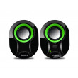 Boxe SVEN 290 Black/Green, 5w, USB power, DC 5V