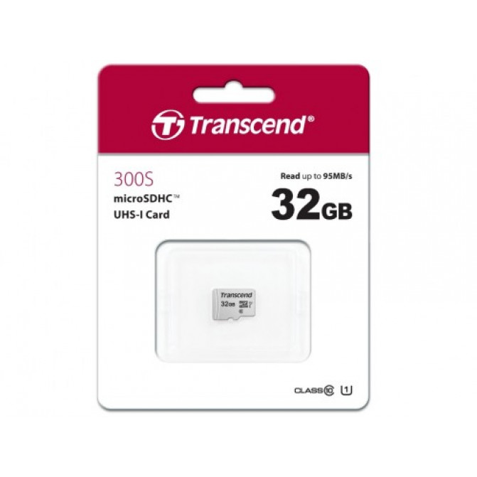 Card de Memorie 32GB MicroSD, Transcend (Class 10) UHS-I (U1)