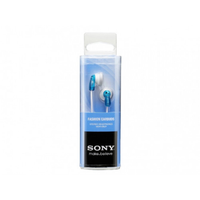 Наушники SONY MDR-E9LPL Blue 3pin 3.5mm jack L-shaped, Cable: 1.2m