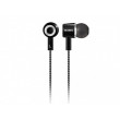 Căști SVEN E-109M Black, cu microfon 4pin 3.5mm mini-jack, cable 1.2m