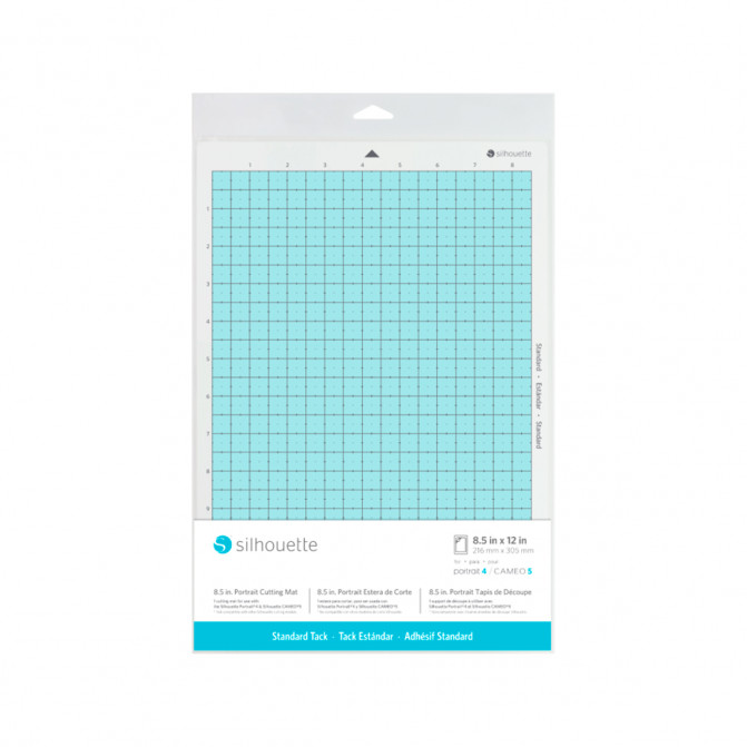 Covor lipicios pentru plotter Silhouette Portrait/Cameo/Graphtec/Craft Robo 20x30cm Adeziv slab CUT-MAT-8LT-3T