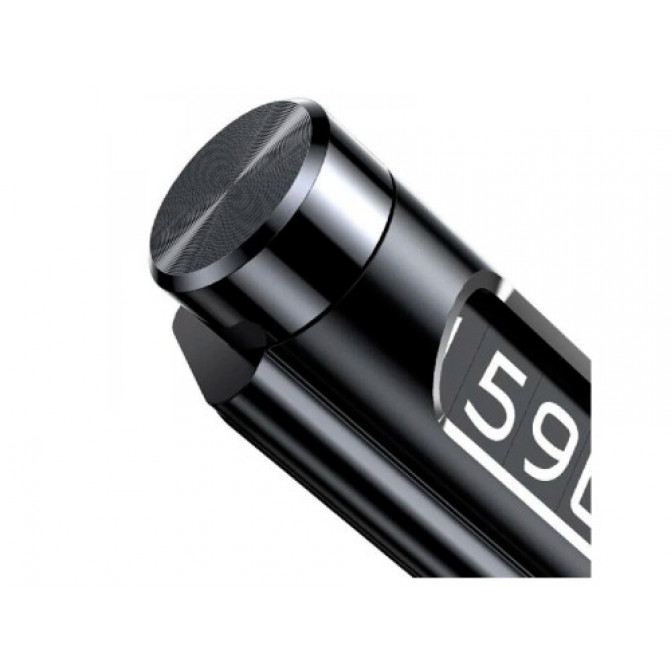 Suport numar telefon Baseus Temporary Parking,  Aluminium alloy+colloid magnet, Black  ACNUM-01