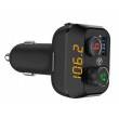 Transmițător FM pentru mașină FMT-B8, Bluetooth, Display, Microphone for hands-free talking,  Bass button, MicroSD max 32GB, 2 x USB TLL622071