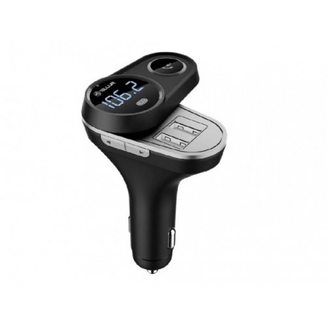 Transmițător FM pentru mașină FMT-B5, Bluetooth, Display, MicroSD, USB QuickCharge 3.0, 1 x USBmax 2.4A