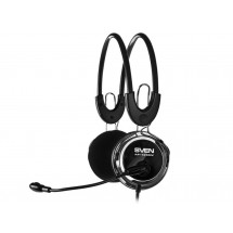 Căști SVEN AP-525MV Black, cu microfon și control de volum, 2.2m