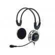 Căști SVEN AP-525MV Black, cu microfon și control de volum, 2.2m