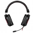 Наушники SVEN AP-G555MV, игровые с микрофоном и регулятором громкости, 2.2m,  Black/Red