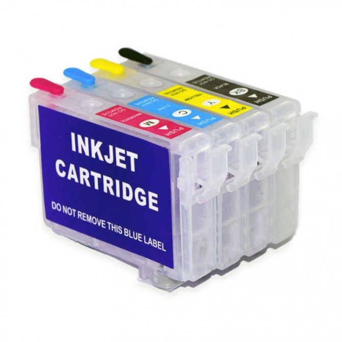 Перезаправляемые картриджи Epson T603XL T03A1-T03A4 Expression Home XP-2100/XP-3100/XP-4100/XP-4105/WF-2810/WF-2850
