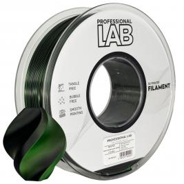 Filament pentru imprimanta 3D ProfLab Silk FG-P101-E1, PLA, Black-Green, 1.75 mm, 1kg
