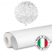 Peliculă pentru termo-transfer FlexClassic G100 White Glitter Plotterfilms