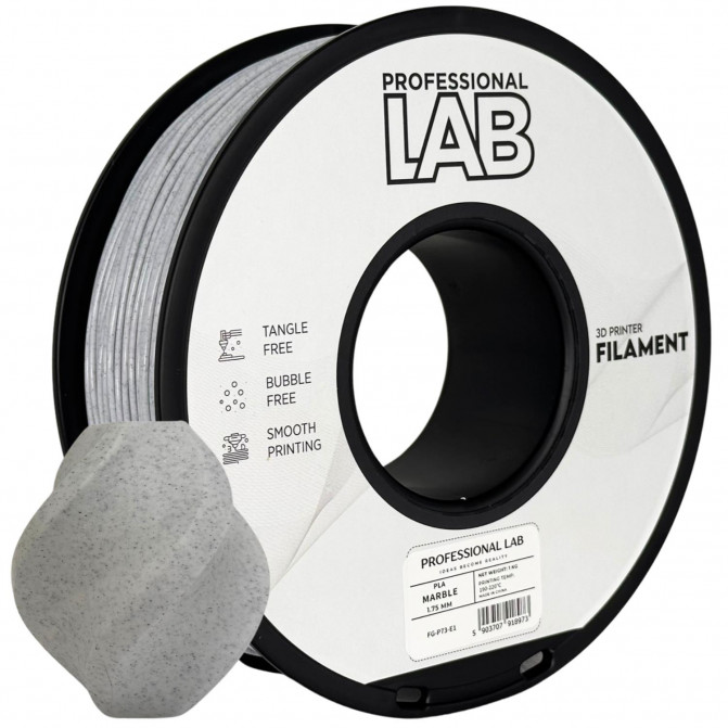 Нить для 3D-принтера ProfLab FG-P73-E1, PLA, Marble, 1.75 мм, 1кг