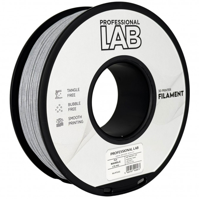 Нить для 3D-принтера ProfLab FG-P73-E1, PLA, Marble, 1.75 мм, 1кг