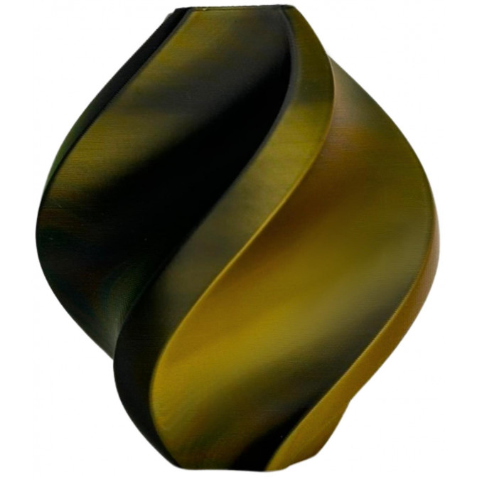Нить для 3D-принтера ProfLab Silk FG-P98-E1, PLA, Black-Gold, 1.75 мм, 1кг