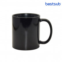 Cană Neagră Matte cameleon neagră în interior pentru sublimare 11oz B2CIN-KN