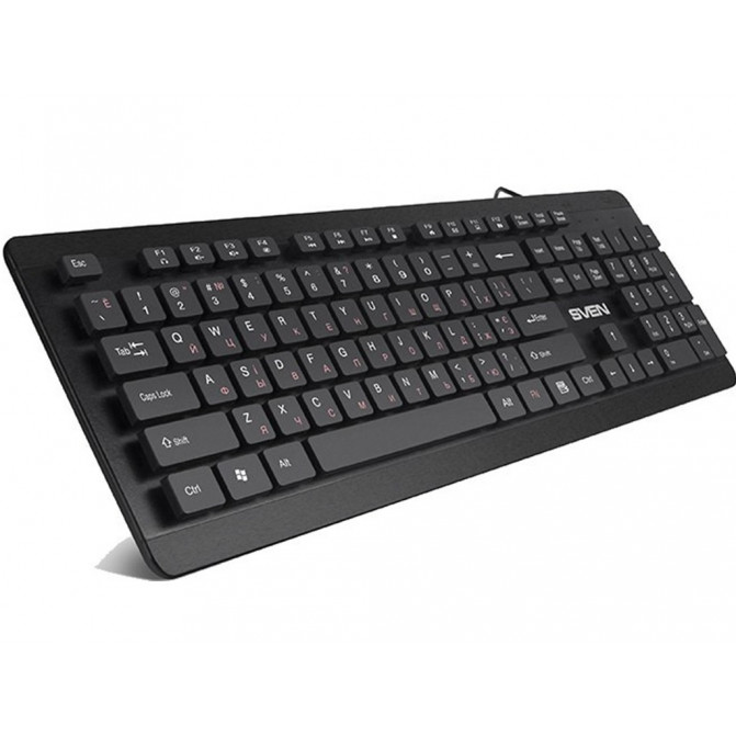 Tastatura SVEN KB-E5700H, Keyboard, Waterproof construction, 104 keys, 12 Fn-keys