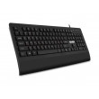 Клавиатура SVEN KB-E5500, Keyboard, 104 keys, 12 Fn-keys, Waterproof, Ergonomic Keyboard Rest