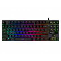 Клавиатура SVEN KB-G7400 Gaming Keyboard, membrane with tactile feedback, 87 keys, 12 Fn-keys, Backlight