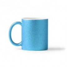 Кружка для сублимации Fiona Light Royal Blue Glitter-effect 11oz