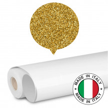 Peliculă pentru termo-transfer FlexClassic GM410 Gold Glitter Plotterfilms