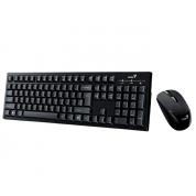 Tastatura + Mouse Genius KM-8200, Fara Fir, Negru