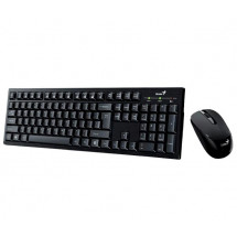 Клавиатура + Мышь Genius KM-8200, Беспроводное, Чёрный