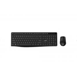 Tastatura + Mouse Genius KM-8206S, Fara fir, Negru