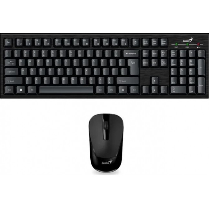 Tastatura + Mouse Genius Smart KM-8101, Fara fir, Negru