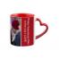 Cană pentru sublimare 11oz Inner/Handle Color Mug - Red