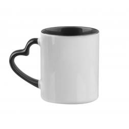 Cană pentru sublimare 11oz Inner/Handle Color Mug - Black