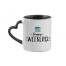 Cană pentru sublimare 11oz Inner/Handle Color Mug - Black