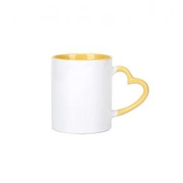 Кружка для сублимации 11oz Inner/Handle Color Mug - Yellow