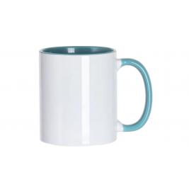 Cană pentru sublimare 11oz Inner/Handle Color Mug - Blue