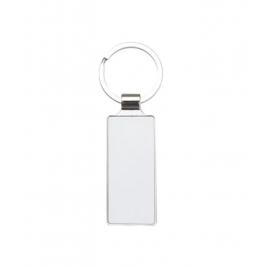 Металлический брелок для сублимации Key Chain(Rectangle, 2.4*6.5cm )