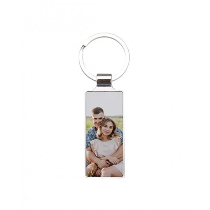 Bibelou metalic pentru sublimare forma dreptunghi (24mm*65mm) YA163