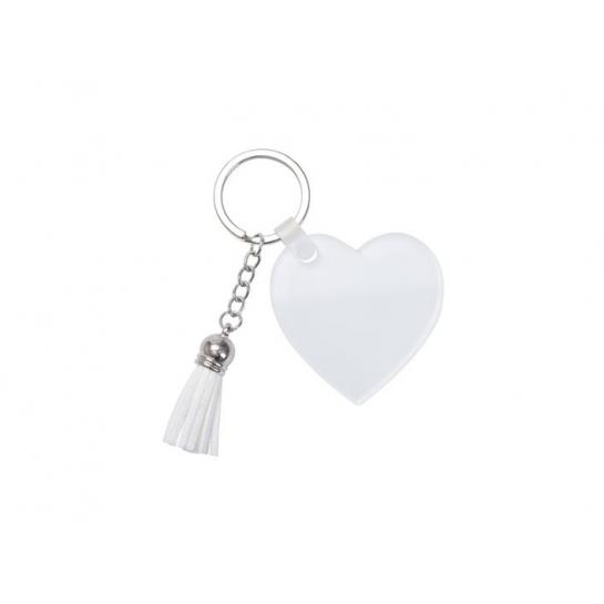 Breloc pentru sublimare (Heart, 5*5*0.4cm)