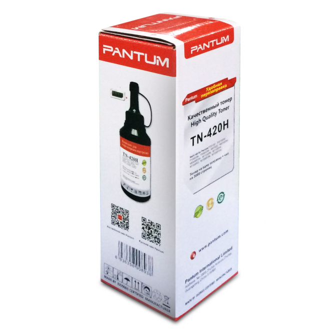 Заправочный комплект PANTUM TN-420H (1 чип + 1 флакон с тонером) 3K Original
