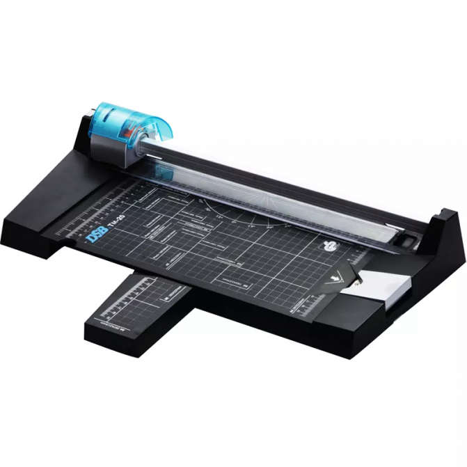 Резак роликовый для бумаги (триммер) Qsmile TM-20 (5 в одном) A4 (12")