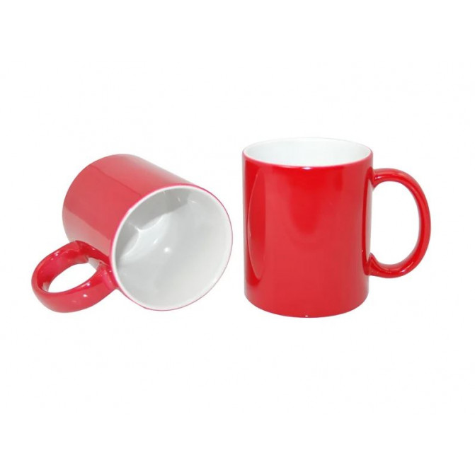 Кружка для сублимации хамелеон полу-глянцевая красная 11oz B2CB-04FRN